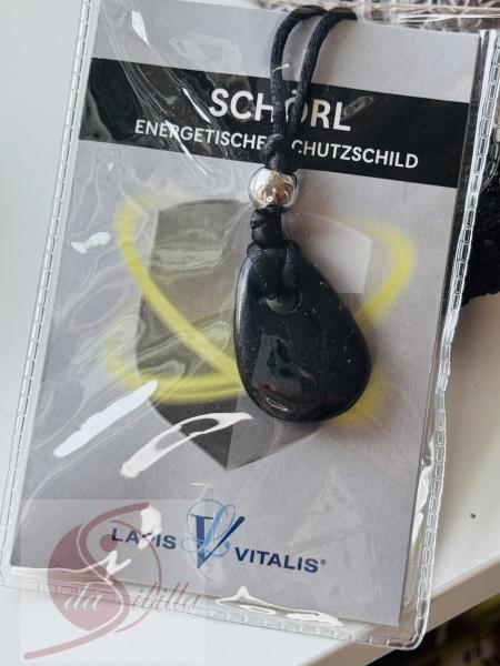 Anhänger Schörl „Schutzschild“ – Schwarzer Turmalin (4cm)